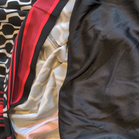 CB Established Women's Size 15 Geometric Print One Piece Lined Career Wear Dress - Picture 11 of 16